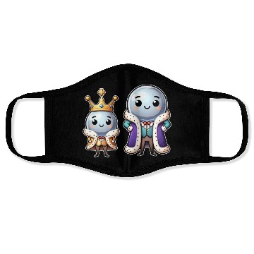 Discover Science Face Masks, Two Noble Gasses Dressed In Royal