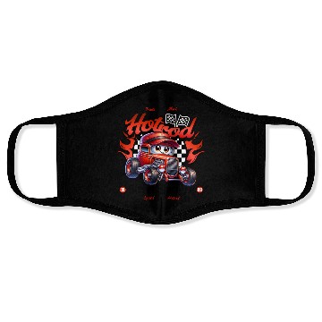 Discover Hotrod Street Machine Face Masks