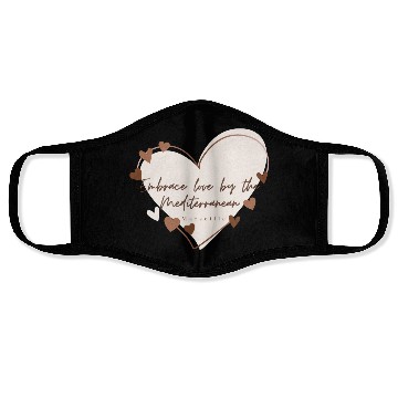 Discover Embrace love by the Mediterranean Face Masks