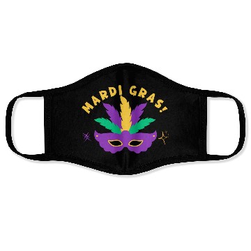 Discover Design Mardi Gras Face Masks