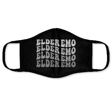 Discover Elder EMO Multi Word Groovy Style Face Masks