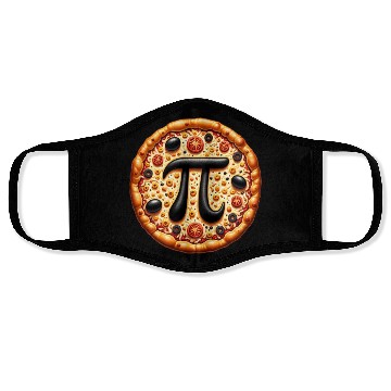 Discover Pizza Pi Day Mathematical Delight Face Masks