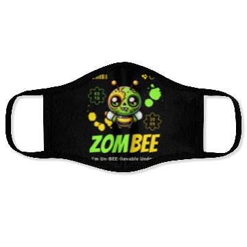 Discover [THAO store] - Funny Zombie Bee Cartoon Cute Quote Face Masks