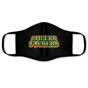 Discover Cheers Irish Fckers -St Patricks Day Face Masks
