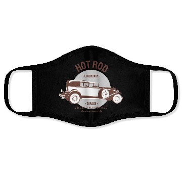 Discover Hot rod legendary, classic car Face Masks
