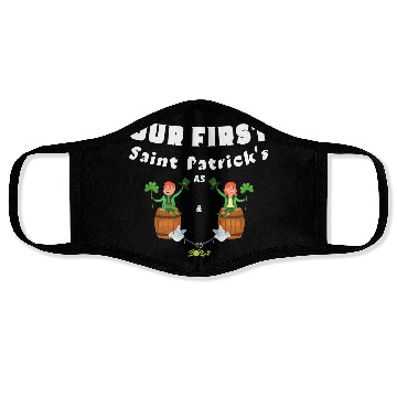 Discover Husband Wife ,Our First St Patrick's Day As Mr&Mrs Face Masks