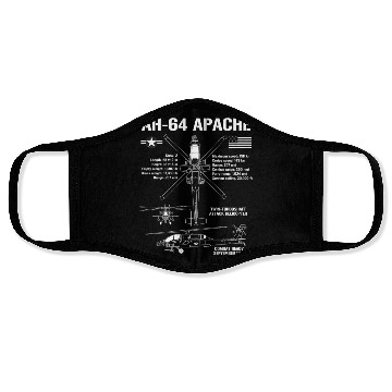 Discover AH-64 Apache Attack Helicopter Specs Military AH64 Face Masks