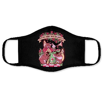 Discover Squirrels in wonderland Face Masks