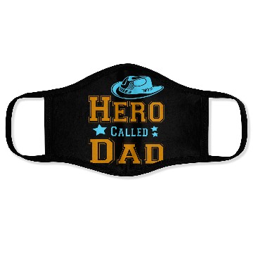 Discover Typography Face Masks design Hero Called Dad