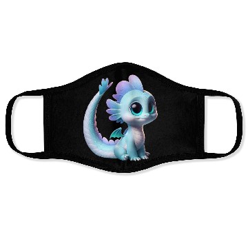 Discover Curious Baby Dragon Face Masks