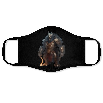 Discover Threatening Ork Warriors In Armor Fantasy Graphics Face Masks