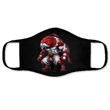 Discover Koi fish national flag of Japan Face Masks