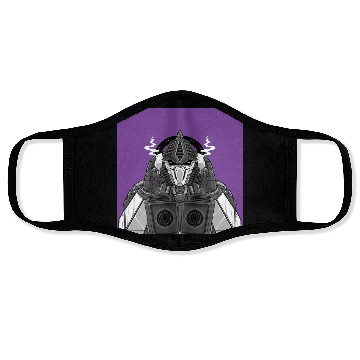 Discover Mech Robot Square Poster (Design 2 | R80) Face Masks