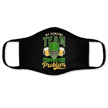 Discover Lacrosse St. Patricks Day Team Has Lacrosse Proble Face Masks