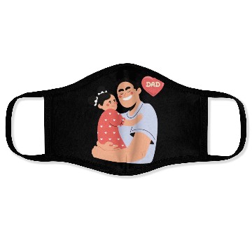 Discover A Father-Daughter Journey in Fashion" Face Masks