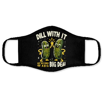 Discover Pickle Lover Funny Pickle Dill pickle Pickled Face Masks
