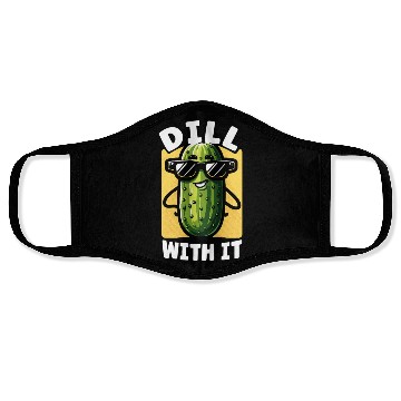 Discover Pickle Lover Funny Pickle Dill pickle Pickled Face Masks