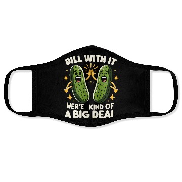 Discover Pickle Lover Funny Pickle Dill pickle Pickled Face Masks