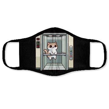 Discover Cat Using Elevator Face Masks