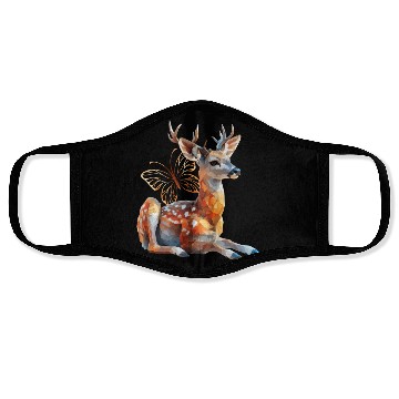 Discover Deer Butterfly Face Masks