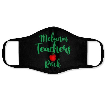 Discover melanin teacher rock for light Face Masks