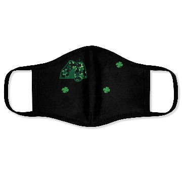 Discover Blessed Beyond Luck: Romans 4:7-8 St. Patrick Face Masks