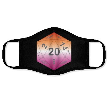 Discover Pride Dice - Lesbian Face Masks