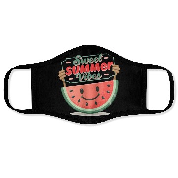 Discover "Summer Joy: Smiling Watermelon" Face Masks