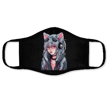 Discover Women Wolf Hacker Face Masks