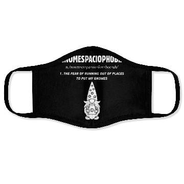 Discover Funny Garden Gnomes Definition Face Masks