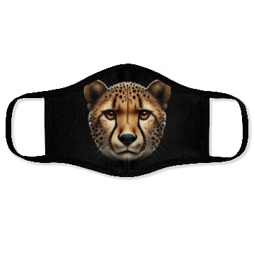 Discover Cheetah Head Wildlife Face Masks