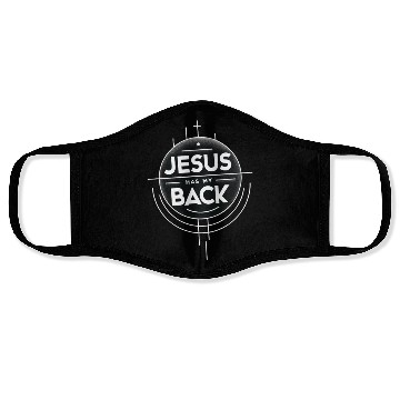Discover Jesus Has My Back 19 Face Masks