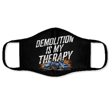 Discover Demo Derby Demolition Derby Demolition Derby Lover Face Masks