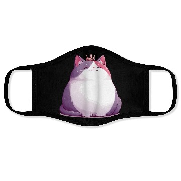 Discover Chunky Kawaii Cat Queen Face Masks