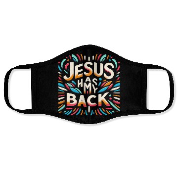 Discover Jesus Has My Back 29 Face Masks