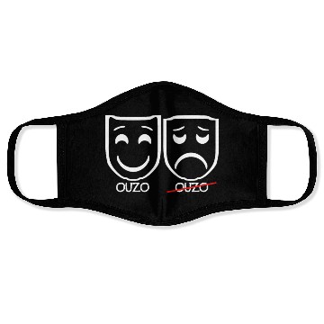 Discover Funny Sad Masks Ouzo Funny Gifts Face Masks