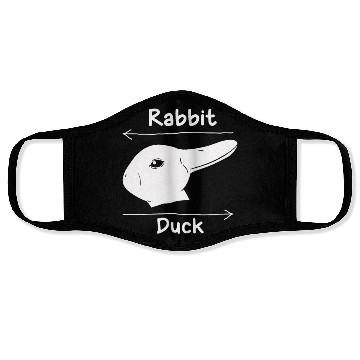 Discover Wittgensteins Rabbit Duck Illusion Face Masks
