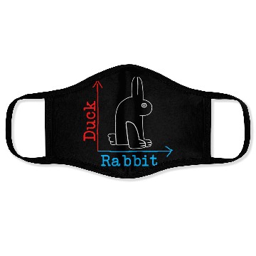 Discover Wittgensteins Rabbit Duck Illusion Face Masks