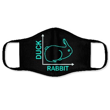 Discover Wittgensteins Rabbit Duck Illusion Face Masks