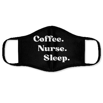 Discover Coffee.Nurse.Sleep Face Masks