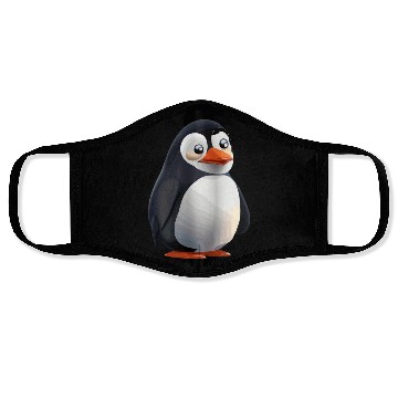 Discover Cute cartoon penguin Face Masks