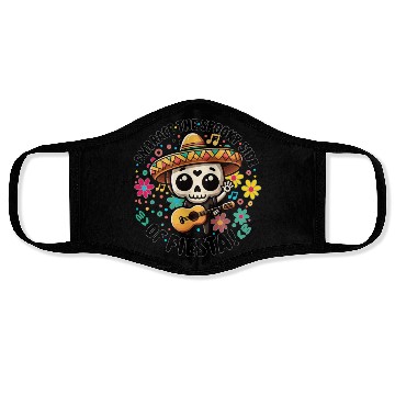 Discover Skull with Cinco De Mayo Face Masks