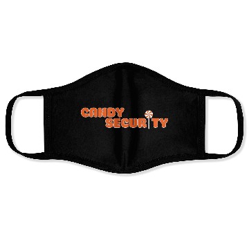 Discover Candy Security Mom Dad Matching Birthday Costume Face Masks