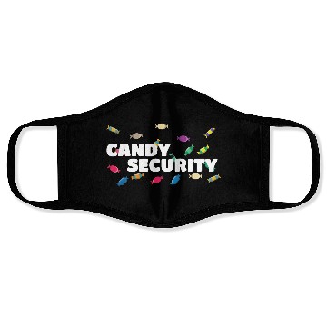 Discover Candy Security Mom Dad Matching Birthday Costume Face Masks
