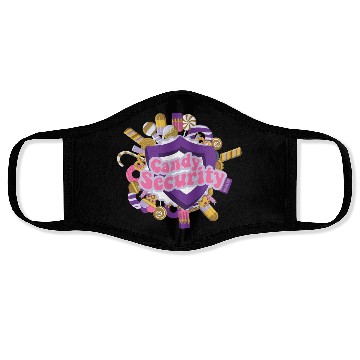 Discover Candy Security Kids Parents Matching Birthday Face Masks