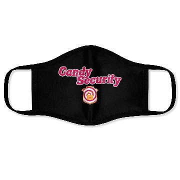 Discover Candy Security Kids Parents Matching Birthday Face Masks