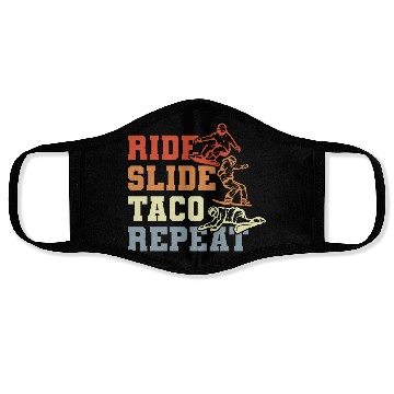 Discover Taco Snowboarding Face Masks