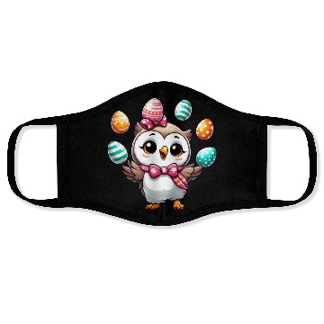 Discover Easter Egg Owl Juggling Face Masks