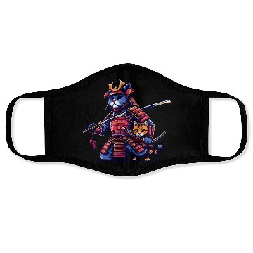 Discover Light Samurai Cat Face Masks