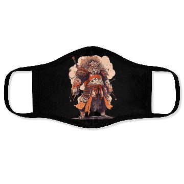Discover Samurai Katana Sword Anime Lion Manga Warrior Face Masks